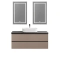 Тумба со столешницей подвесная BelBagno KRAFT 120 Бежевый матовый, столешница KEP-120-MNO 1556127251