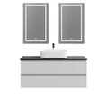 Тумба со столешницей подвесная BelBagno KRAFT 120 Bianco Opaco, столешница KEP-120-MNO 406405472