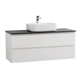 Тумба со столешницей подвесная BelBagno KRAFT 120 Bianco Opaco, столешница KEP-120-MNO 406405472