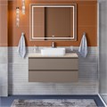 Тумба со столешницей подвесная BelBagno KRAFT 100 Бежевый матовый, столешница KEP-100-MCO 204833