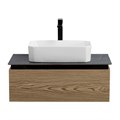 Тумба со столешницей подвесная CEZARES SLIDER 80 Дуб тангент, столешница SLD-80/48-MNO 203907