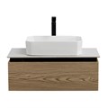 Тумба со столешницей подвесная CEZARES SLIDER 80 Дуб тангент, столешница SLD-80/48-BO 203904