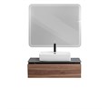 Тумба со столешницей подвесная CEZARES SLIDER 100 Орех дымчатый, столешница SLD-100/48-MNO 203900