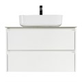 Тумба со столешницей и накладной раковиной подвесная BelBagno KRAFT 90 Bianco Opaco 200382