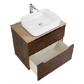 Тумба со столешницей и накладной раковиной подвесная BelBagno ETNA-H60 70 Rovere Moro 200274