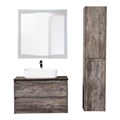Тумба со столешницей и накладной раковиной подвесная BelBagno KRAFT 100 Pino Pasadena 194856