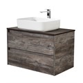 Тумба со столешницей и накладной раковиной подвесная BelBagno KRAFT 100 Pino Pasadena 194856