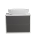 Тумба со столешницей подвесная CEZARES BELLAGIO 70 Grigio nuvola 190592