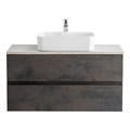 Тумба со столешницей под накладную раковину подвесная CEZARES MOLVENO 46 80 Ossido 190527