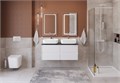 Тумба с четырьмя ящиками и столешницей подвесная BelBagno KRAFT 120 Bianco Opaco, столешница KEP-120-2-MNO 206235