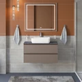 Тумба со столешницей подвесная BelBagno KRAFT 80 Бежевый матовый, столешница KEP-80-GRN 204906