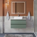 Тумба со столешницей подвесная BelBagno KRAFT 80 Еловый Матовый, столешница KEP-80-MGL 204841