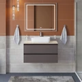 Тумба со столешницей подвесная BelBagno KRAFT 90 Темно-Серый Матовый, столешница KEP-90-MCO 204818