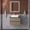 Тумба со столешницей подвесная BelBagno KRAFT 70 Бежевый матовый, столешница KEP-70-GRN 204719
