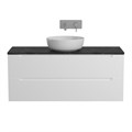 Тумба со столешницей подвесная BelBagno ETNA 120 Bianco Lucido, без отверстия под смеситель 202734