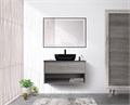 Тумба со столешницей, одним ящиком и одной открытой полкой подвесная BelBagno KRAFT 80 Cemento Grigio 200364