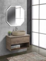 Тумба со столешницей, одним ящиком и одной открытой полкой подвесная BelBagno KRAFT 80 Rovere Tabacco 200360