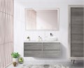 Тумба со столешницей подвесная BelBagno KRAFT 120 Cemento Grigio, раковина справа 200353