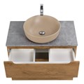 Тумба со столешницей и накладной раковиной подвесная BelBagno ETNA-H60 90 Rovere Nature 200241