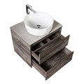 Тумба со столешницей и накладной раковиной подвесная BelBagno KRAFT 70 Pino Pasadena 194854