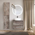 Тумба со столешницей и накладной раковиной подвесная BelBagno KRAFT 60 Pino Pasadena 194853
