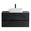 Тумба со столешницей под накладную раковину подвесная CEZARES MOLVENO 46 100 Antracite 190532