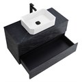 Тумба со столешницей под накладную раковину подвесная CEZARES MOLVENO 46 100 Antracite 190532