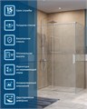 Душевой уголок BelBagno SOFT_CLOSE-1-AH-1-140/100-C-Cr SOFT_CLOSE-1-AH-1-140/100-C-Cr