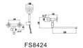 Смеситель для ванны Fmark (FS8424H) FS8424H