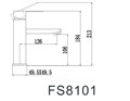 Смеситель для умывальника Fmark (FS8101) FS8101