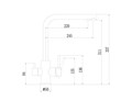 Смеситель для кухонной мойки Fmark под фильтр питьевой воды (FS0962L) FS0962L