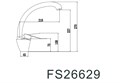 Смеситель Fmark для кухонной мойки (FS26629) FS26629