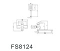 Смеситель для ванны Fmark (FS8124H) FS8124H