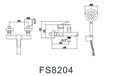 Смеситель для ванны Fmark (FS8204H) FS8204H