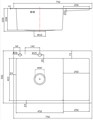 Мойка для кухни Fmark (FSC7550Q-L) FSC7550Q-L