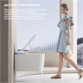 Комплект ABBER подвесной электронный унитаз-биде Rechteck AC1216S с инсталляцией AC0101P2 AC1216S