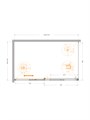 PLANE-AH-1-150/90-C-CR Душевой уголок PLANE-AH-1-150/90-C-CR