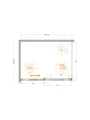 PLANE-AH-1-120/90-C-CR Душевой уголок PLANE-AH-1-120/90-C-CR