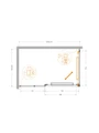 LUX-AH-FS-11-130/80-C-GM Душевой уголок LUX-AH-FS-11-130/80-C-GM