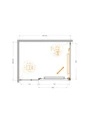 LUX-AH-FS-11-120/90-C-GM Душевой уголок LUX-AH-FS-11-120/90-C-GM