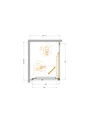 LUX-AH-FS-1-70/90-C-CR Душевой уголок LUX-AH-FS-1-70/90-C-CR