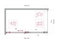 SOFT_CLOSE-2-AH-1-140/80-C-GM Душевой уголок SOFT_CLOSE-2-AH-1-140/80-C-GM
