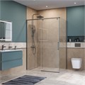 Душевой уголок BelBagno SOFT_CLOSE-1-AH-1-130/80-C-GM SOFT_CLOSE-1-AH-1-130/80-C-GM
