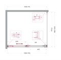 SOFT_CLOSE-1-AH-1-110/100-C-GM Душевой уголок SOFT_CLOSE-1-AH-1-110/100-C-GM