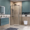 Душевой уголок BelBagno SOFT_CLOSE-1-AH-1-100/90-C-GM SOFT_CLOSE-1-AH-1-100/90-C-GM