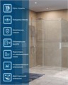 Душевой уголок BelBagno SOFT_CLOSE-1-AH-1-150/90-C-Cr SOFT_CLOSE-1-AH-1-150/90-C-Cr