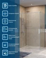 Душевой уголок BelBagno SOFT_CLOSE-1-AH-1-130/100-C-Cr SOFT_CLOSE-1-AH-1-130/100-C-Cr