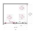 MARINO-2-AH-1-120/100-C-GM Душевой уголок MARINO-2-AH-1-120/100-C-GM