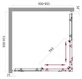 Душевой уголок BelBagno SELA-A-2-95-Ch-Cr SELA-A-2-95-Ch-Cr