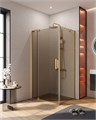 Душевой уголок CEZARES SLIDER-AH-1-80-90/100-BR-BORO SLIDER-AH-1-80-90/100-BR-BORO